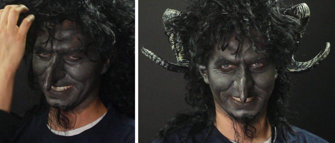 Have Your Kids Been Bad? Check Out This Krampus Make-up Tutorial!