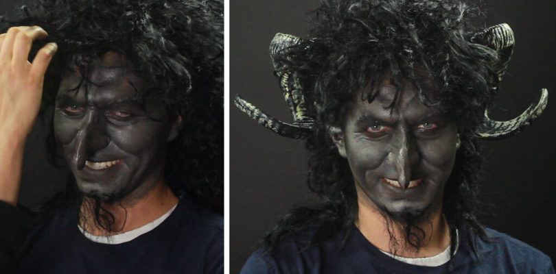 Have Your Kids Been Bad? Check Out This Krampus Make-up Tutorial!